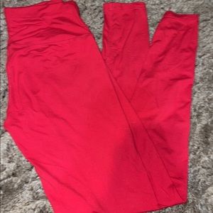 Red leggings!